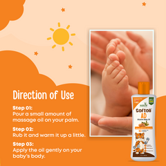 Softoli Vitamin AD ayurvedic baby message oil (100ml)