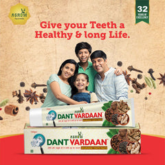 Dant Vardaan Ayurvedic Toothpaste +1 sensitive brush FREE (200gm)