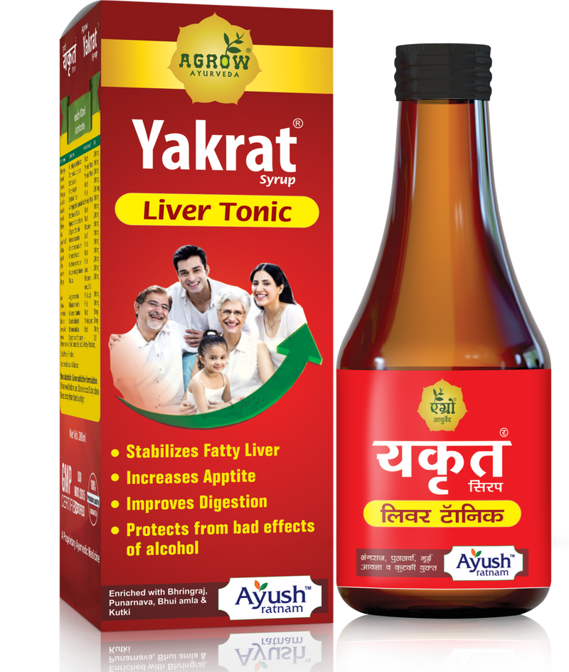 Agrow Yakrat Syrup (Pack of 4-each 200ml)