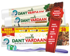 Dant Vardaan Ayurvedic Toothpaste +1 sensitive brush FREE (200gm)