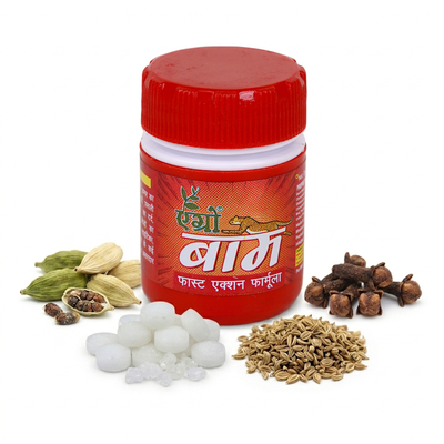 Agrow ayurvedic BALM | Fast Action pain killing formula (10gm)