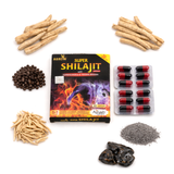 Agrow Super Shilajit 10 Cap Pack of 4
