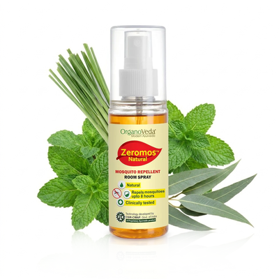 Agrow Zeromos Natural Mosquito Repellent Spray (100 ml X 2)